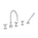 Newport Brass N3-2987/50 White Tub Faucet Trim Kit