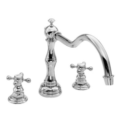 N3-936/15 Chesterfield Tub Faucet Trim Trim Kit - Polished Nickel - Natural