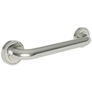 N1020-3912/15 Amisa Grab Bar Bathroom Accessory - Polished Nickel - Natural N1020-3912/15 Amisa Grab Bar Bathroom Accessory - Polished Nickel - Natural