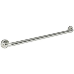 N1020-3932/15 Amisa Grab Bar Bathroom Accessory - Polished Nickel - Natural N1020-3932/15 Amisa Grab Bar Bathroom Accessory - Polished Nickel - Natural