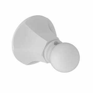 N1200-1650/52 Metropole Robe Hook Bathroom Accessory - Matte White N1200-1650/52 Metropole Robe Hook Bathroom Accessory - Matte White