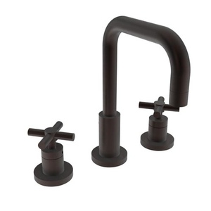 N1400/08W East Square 8'' Widespread Bathroom Faucet - Weathered Copper - Living N1400/08W East Square 8'' Widespread Bathroom Faucet - Weathered Copper - Living