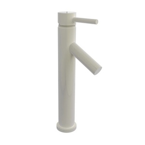 N1508/65 East Linear Vessel Filler Bathroom Faucet - Biscuit