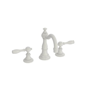 N1770/65 Victoria 8'' Widespread Bathroom Faucet - Biscuit