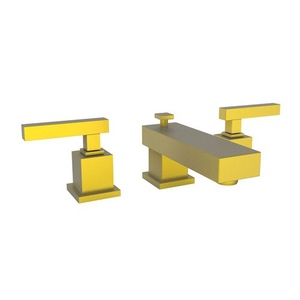 N2020/24S Cube 2 8'' Widespread Bathroom Faucet - Satin Gold N2020/24S Cube 2 8'' Widespread Bathroom Faucet - Satin Gold