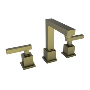 N2030/06 Cube 2 8'' Widespread Bathroom Faucet - Antique Brass N2030/06 Cube 2 8'' Widespread Bathroom Faucet - Antique Brass
