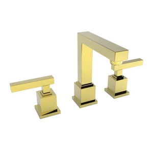 N2030/24 Cube 2 8'' Widespread Bathroom Faucet - Polished Gold - PVD N2030/24 Cube 2 8'' Widespread Bathroom Faucet - Polished Gold - PVD