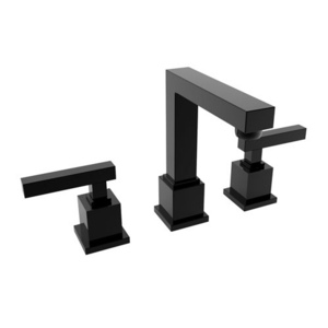 N2030/54 Cube 2 8'' Widespread Bathroom Faucet - Gloss Black N2030/54 Cube 2 8'' Widespread Bathroom Faucet - Gloss Black