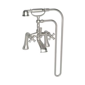 N2400-4272/15S Aylesbury Deck Mount With Handshower Tub Faucet - Satin Nickel N2400-4272/15S Aylesbury Deck Mount With Handshower Tub Faucet - Satin Nickel