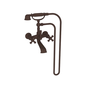 N2400-4282/10B Aylesbury Deck Mount With Handshower Tub Faucet - Oil Rubbed Bronze N2400-4282/10B Aylesbury Deck Mount With Handshower Tub Faucet - Oil Rubbed Bronze