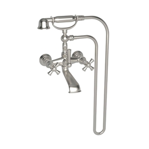 N2400-4282/15S Aylesbury Deck Mount With Handshower Tub Faucet - Satin Nickel N2400-4282/15S Aylesbury Deck Mount With Handshower Tub Faucet - Satin Nickel
