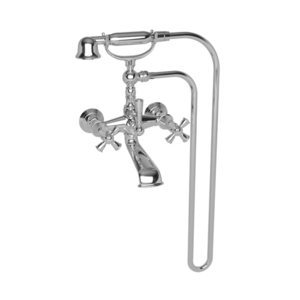 N2400-4282/26 Aylesbury Deck Mount With Handshower Tub Faucet - Polished Chrome N2400-4282/26 Aylesbury Deck Mount With Handshower Tub Faucet - Polished Chrome