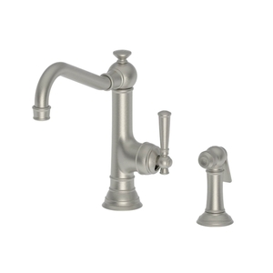 N2470-5313/14 Jacobean Single Handle Kitchen Faucet - Gun Metal