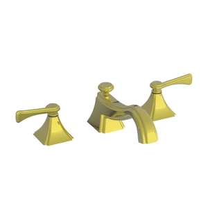 N2530/03N Kiara 8'' Widespread Bathroom Faucet - Uncoated Polished Brass - Living N2530/03N Kiara 8'' Widespread Bathroom Faucet - Uncoated Polished Brass - Living