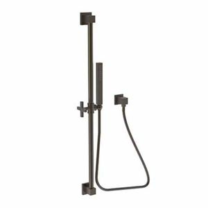 N280T/03W Hand Held Shower - Slide Bar Mount Shower Accessory - Weathered Brass
