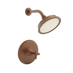 N3-2404BP/08A Jacobean Shower Faucet Trim Trim Kit - Antique Copper