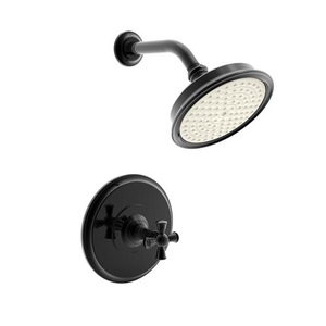 N3-2404BP/54 Jacobean Shower Faucet Trim Trim Kit - Gloss Black N3-2404BP/54 Jacobean Shower Faucet Trim Trim Kit - Gloss Black
