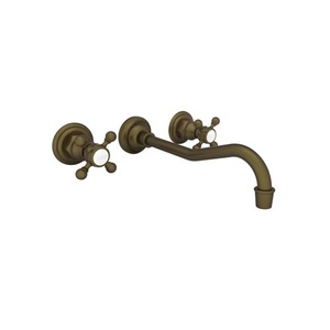 N3-944/06 Chesterfield Bathroom Sink Faucet Trim Trim Kit - Antique Brass N3-944/06 Chesterfield Bathroom Sink Faucet Trim Trim Kit - Antique Brass