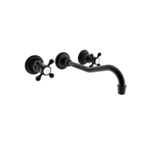 N3-944/54 Chesterfield Bathroom Sink Faucet Trim Trim Kit - Gloss Black