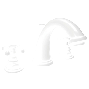 N890/50 Alveston 8'' Widespread Bathroom Faucet - White