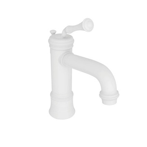 N9203/50 Astor Single Hole Bathroom Faucet - White N9203/50 Astor Single Hole Bathroom Faucet - White