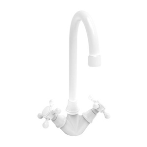 N928/50 Chesterfield Single-Hole Bar Faucet - White N928/50 Chesterfield Single-Hole Bar Faucet - White