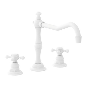 N942/50 Chesterfield Two-Handle Kitchen Faucet - White