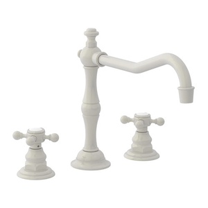 N942/65 Chesterfield Two-Handle Kitchen Faucet - Biscuit