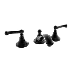 N980/54 Amisa 8'' Widespread Bathroom Faucet - Gloss Black N980/54 Amisa 8'' Widespread Bathroom Faucet - Gloss Black