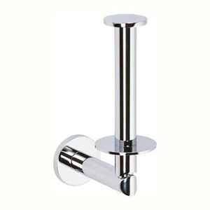 N990-1520/26 East Square Paper Holder Bathroom Accessory - Polished Chrome