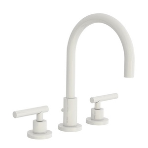 N990L/65 East Linear 8'' Widespread Bathroom Faucet - Biscuit