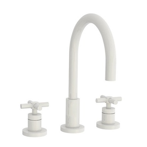 N990/65 East Linear 8'' Widespread Bathroom Faucet - Biscuit