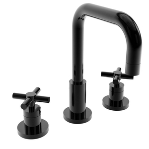 N1400/54 East Square 8'' Widespread Bathroom Faucet - Gloss Black N1400/54 East Square 8'' Widespread Bathroom Faucet - Gloss Black