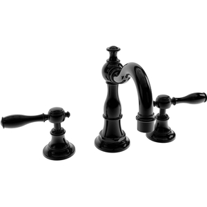 N1770/54 Victoria 8'' Widespread Bathroom Faucet - Gloss Black N1770/54 Victoria 8'' Widespread Bathroom Faucet - Gloss Black