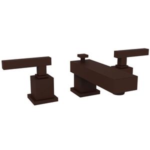N2020/ORB Cube 2 8'' Widespread Bathroom Faucet - Oil Rubbed Bronze - Hand Relieved N2020/ORB Cube 2 8'' Widespread Bathroom Faucet - Oil Rubbed Bronze - Hand Relieved