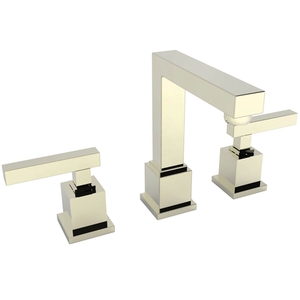 N2030/24A Cube 2 8'' Widespread Bathroom Faucet - French Gold - PVD N2030/24A Cube 2 8'' Widespread Bathroom Faucet - French Gold - PVD