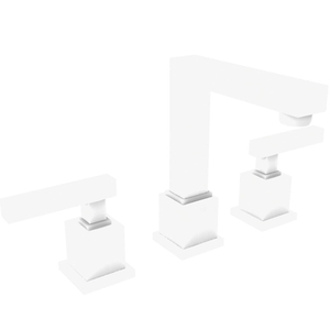 N2030/52 Cube 2 8'' Widespread Bathroom Faucet - Matte White N2030/52 Cube 2 8'' Widespread Bathroom Faucet - Matte White