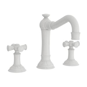 N2460/50 Jacobean 8'' Widespread Bathroom Faucet - White N2460/50 Jacobean 8'' Widespread Bathroom Faucet - White