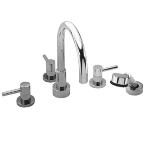 N3-1507/26 East Linear Tub Faucet Trim Trim Kit - Polished Chrome N3-1507/26 East Linear Tub Faucet Trim Trim Kit - Polished Chrome