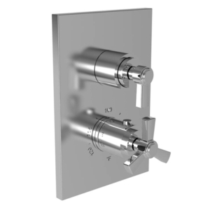 N3-1603TS/26 Miro Thermostatic / Volume Control Trim Trim Kit - Polished Chrome