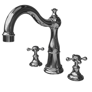 N3-1766/26 Victorian Tub Faucet Trim Trim Kit - Polished Chrome