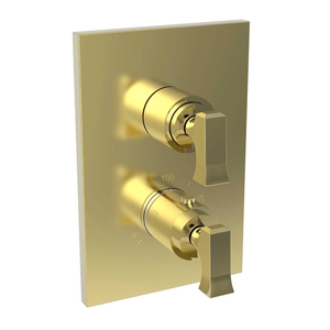 N3-2573TS/03N Joffrey Thermostatic / Volume Control Trim Trim Kit - Uncoated Polished Brass - Living N3-2573TS/03N Joffrey Thermostatic / Volume Control Trim Trim Kit - Uncoated Polished Brass - Living