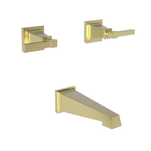 N3-3145/04 Malvina Tub Faucet Trim Trim Kit - Satin Brass - PVD N3-3145/04 Malvina Tub Faucet Trim Trim Kit - Satin Brass - PVD