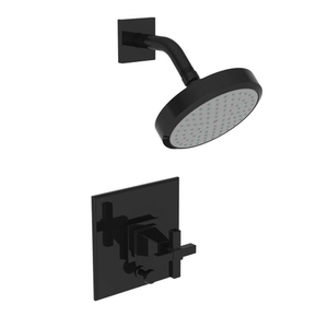 N3-3154BP/54 Malvina Shower Faucet Trim Trim Kit - Gloss Black N3-3154BP/54 Malvina Shower Faucet Trim Trim Kit - Gloss Black