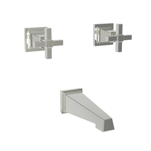 N3-3155/15 Malvina Tub Faucet Trim Trim Kit - Polished Nickel - Natural