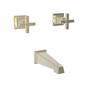 N3-3155/24A Malvina Tub Faucet Trim Trim Kit - French Gold - PVD N3-3155/24A Malvina Tub Faucet Trim Trim Kit - French Gold - PVD