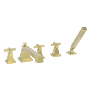N3-3157/04 Malvina Tub Faucet Trim Trim Kit - Satin Brass - PVD N3-3157/04 Malvina Tub Faucet Trim Trim Kit - Satin Brass - PVD