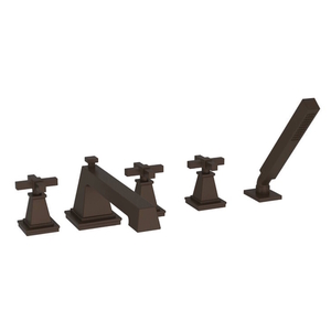 N3-3157/08W Malvina Tub Faucet Trim Trim Kit - Weathered Copper - Living N3-3157/08W Malvina Tub Faucet Trim Trim Kit - Weathered Copper - Living