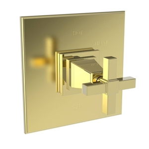 N4-3154BP/03N Malvina Non-Thermostatic Valve Trim Trim Kit - Uncoated Polished Brass - Living N4-3154BP/03N Malvina Non-Thermostatic Valve Trim Trim Kit - Uncoated Polished Brass - Living