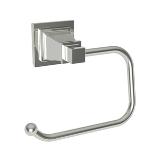 N43-27/15 Malvina Paper Holder Bathroom Accessory - Polished Nickel - Natural N43-27/15 Malvina Paper Holder Bathroom Accessory - Polished Nickel - Natural
